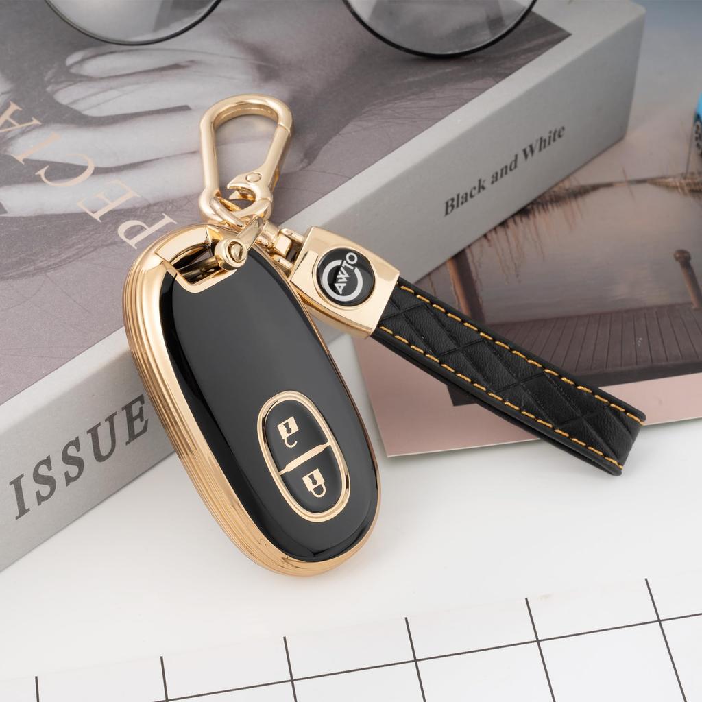 Suzuki Key Case for Wagon MR Wagon SUZUKI Smart Key Compatible with Made of Stylish and [Unhoke] R, Hustler, Lapin, Roox, Solio, Wagon, Alto, Palette,