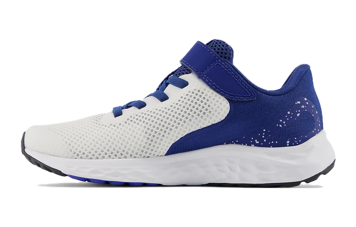 New Balance NB Fresh Foam Arishi V4 Arishi V4 Шнуровка-резинка с верхним ремешком Низкие детские беговые кроссовки Белый Синий Детские PAARIWN4 31