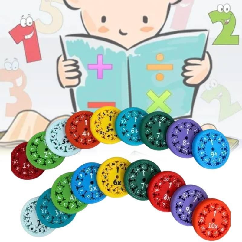Innovative Math Fact Fidget Spinners Colorful Educational Arithmetic Learning Toys