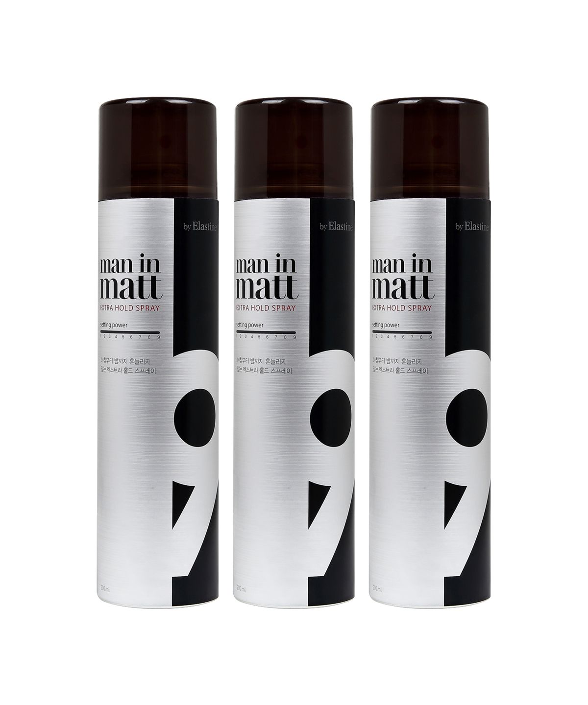 Man in Matte Extra Hold Spray 200ml x 3