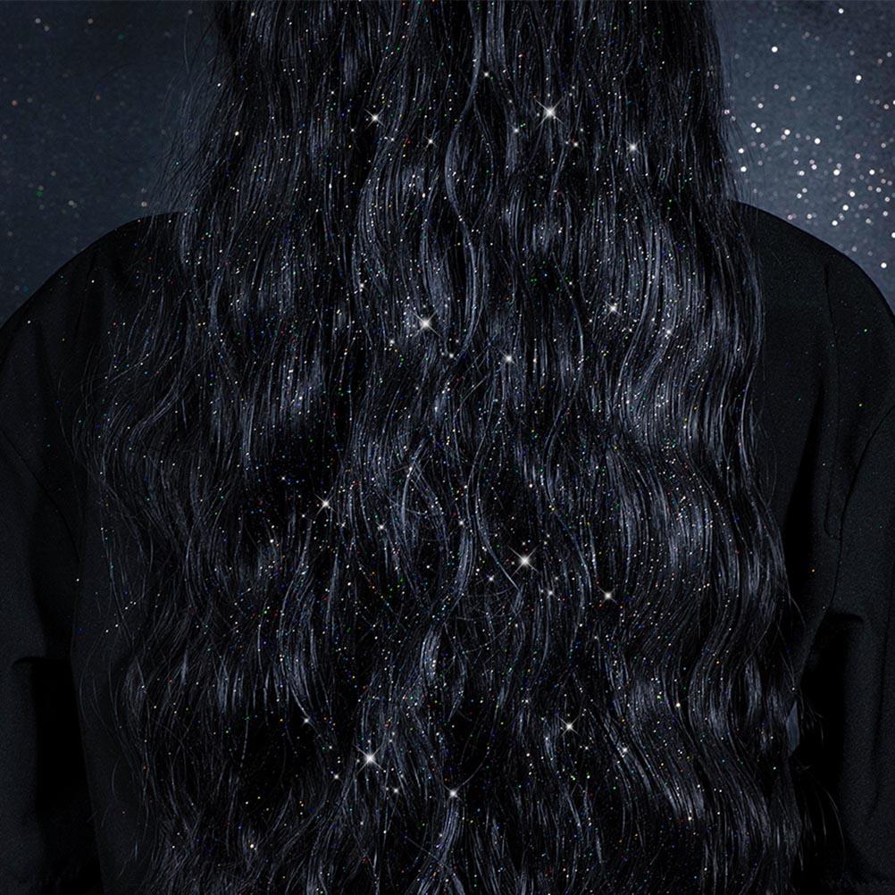 Glänzendes Glitzerspray 60ml Silber Glitzer Haarspray für Damen Glitzerpuder Make-Up Spray Haar und