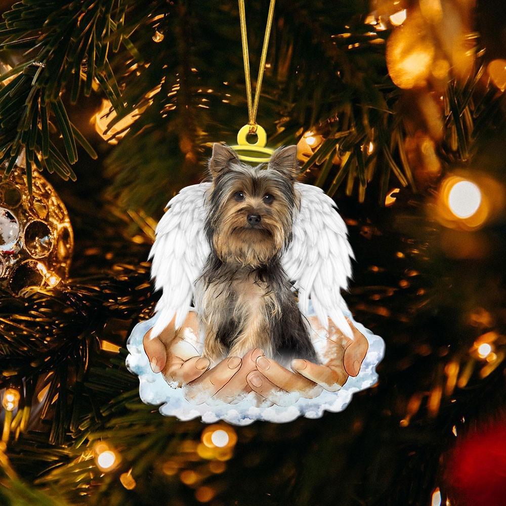 Creative Angel Wing Dog Christmas Decoration Acrylic/organic Glass Cartoon Style
