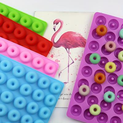 1 ks, Silikónová forma na mini šišky, 48 dutín - Ideálna na DIY zdobenie tort, pečenie a výrobu zmrzliny.