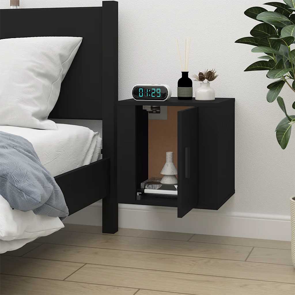 Wall Mounted TV Cabinet Black 40 x 34.5 x 40 cm