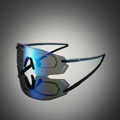 Schutz-Sportbrille Herren Mode Übergröße Spiegel Outdoor Schutzsonnenbrille Damen Trendig Anti-UV Cycling-Brille