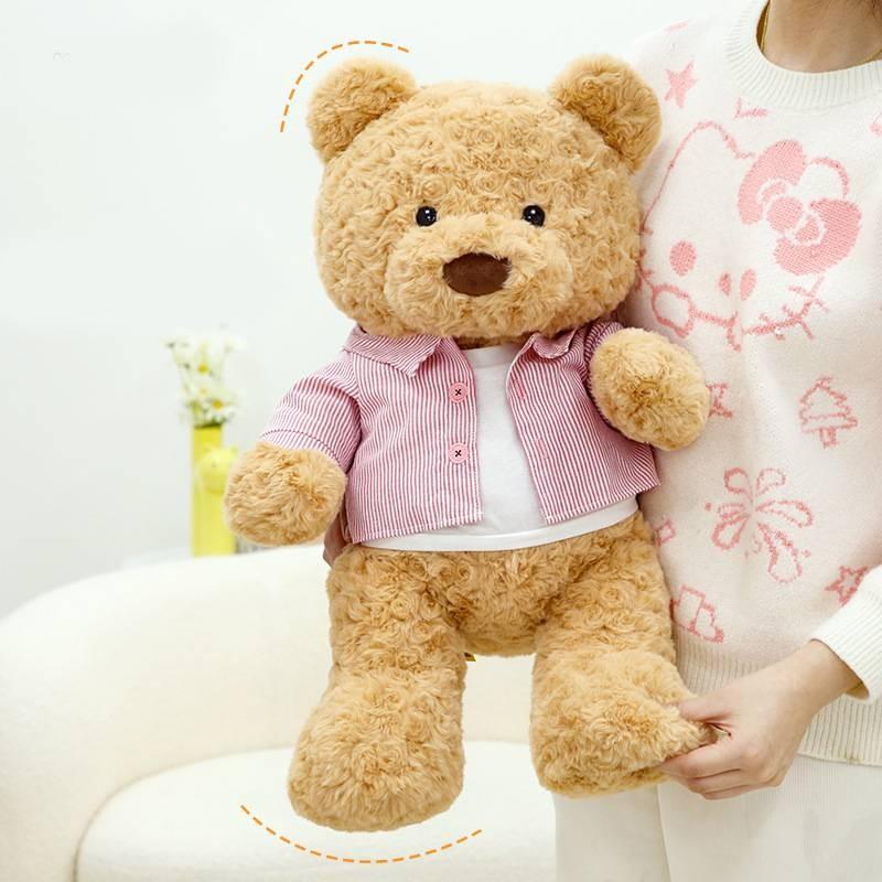 Nana Plush Bear Toy Creative Dress Up Clothes Adorable Teddy Bear Kids Doll Gift