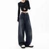 Vintage Streetwear Y2k Baggy Jeans Dámské Harajuku Retro Široká noha Oversized Denim Kalhoty Dámská móda Estetické džíny 90. let Kalhoty