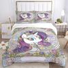 3pcs My Little Pony Duvet Cover Set - Machine Washable, Includes 1 Duvet Cover and 2 Pillowcases, No Core Included yy251022238