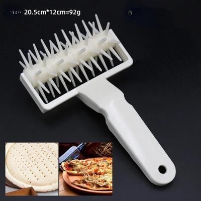 1 stücke Pizza Nudelholz Punch Gebäck Roller Pin Keksteig Pie Loch Präge Teig Roller Gitter Handwerk Backen Kochen Werkzeug
