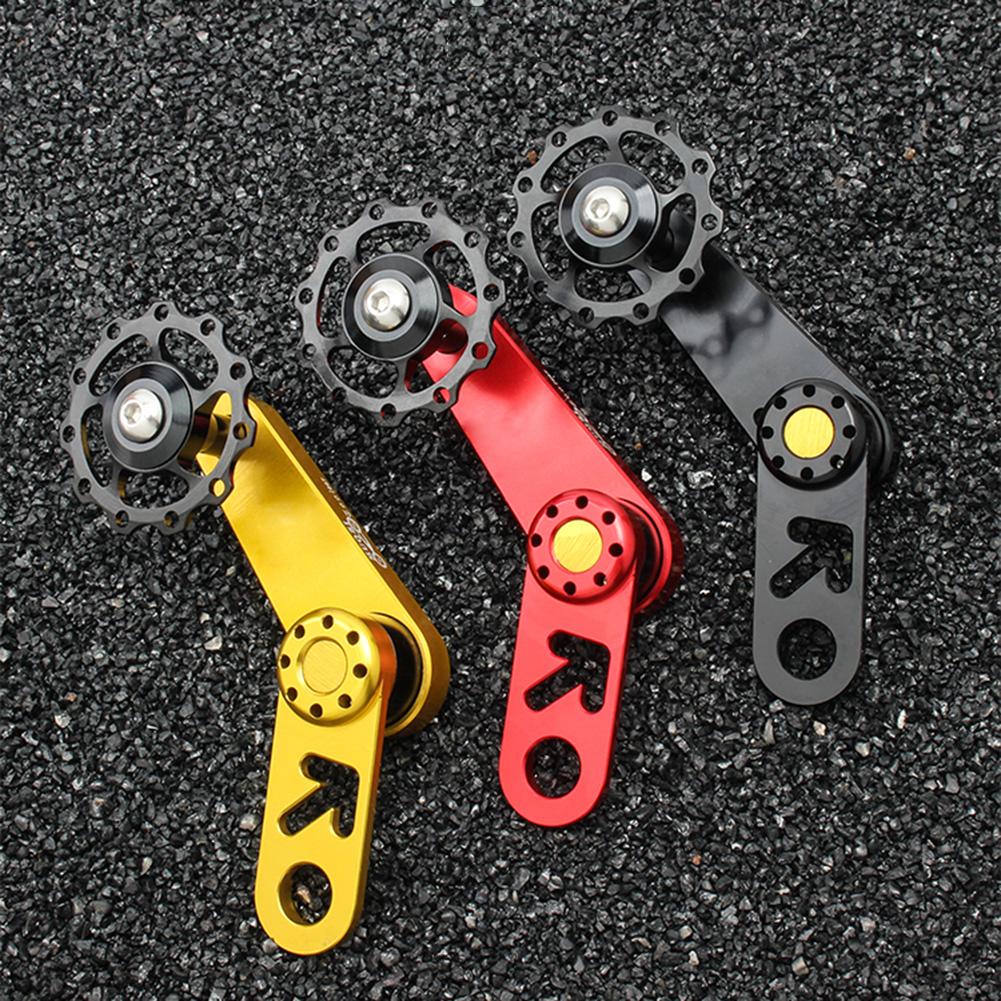Bicycle Single Speed Chain Guide Aluminum Alloy Bike Pulley Jockey Wheel Derailleur Chain Checker Bicycle Accessories