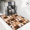 Kitchen Mat Diatom Mud Drain Mat Dish Dry Absorbent Coffee Drain Pad Home Decoration Accessories Small Rugs for Bedroom