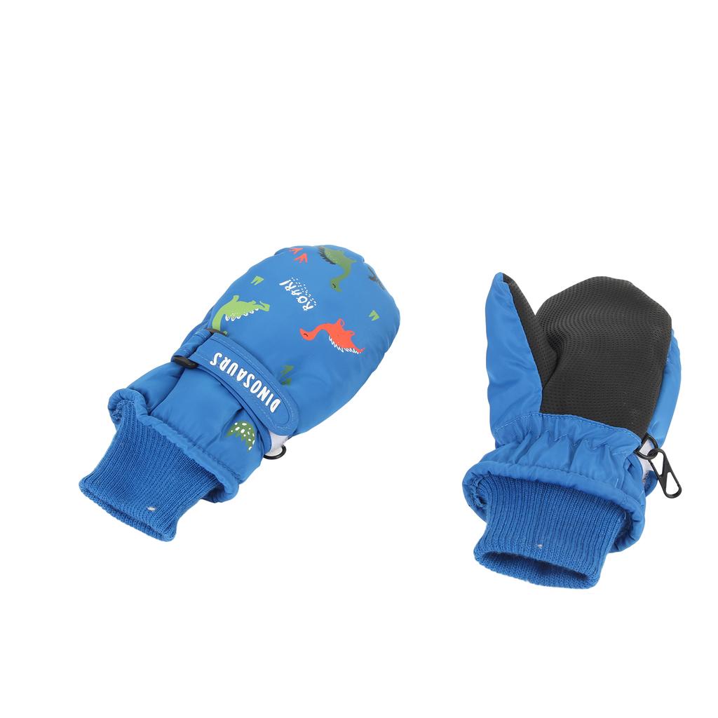 Kids Mittens Cartoon Winter Windproof Waterproof Gloves Non Slip Gloves Thick Fleece Lined Warm Ski Gloves Gifts for