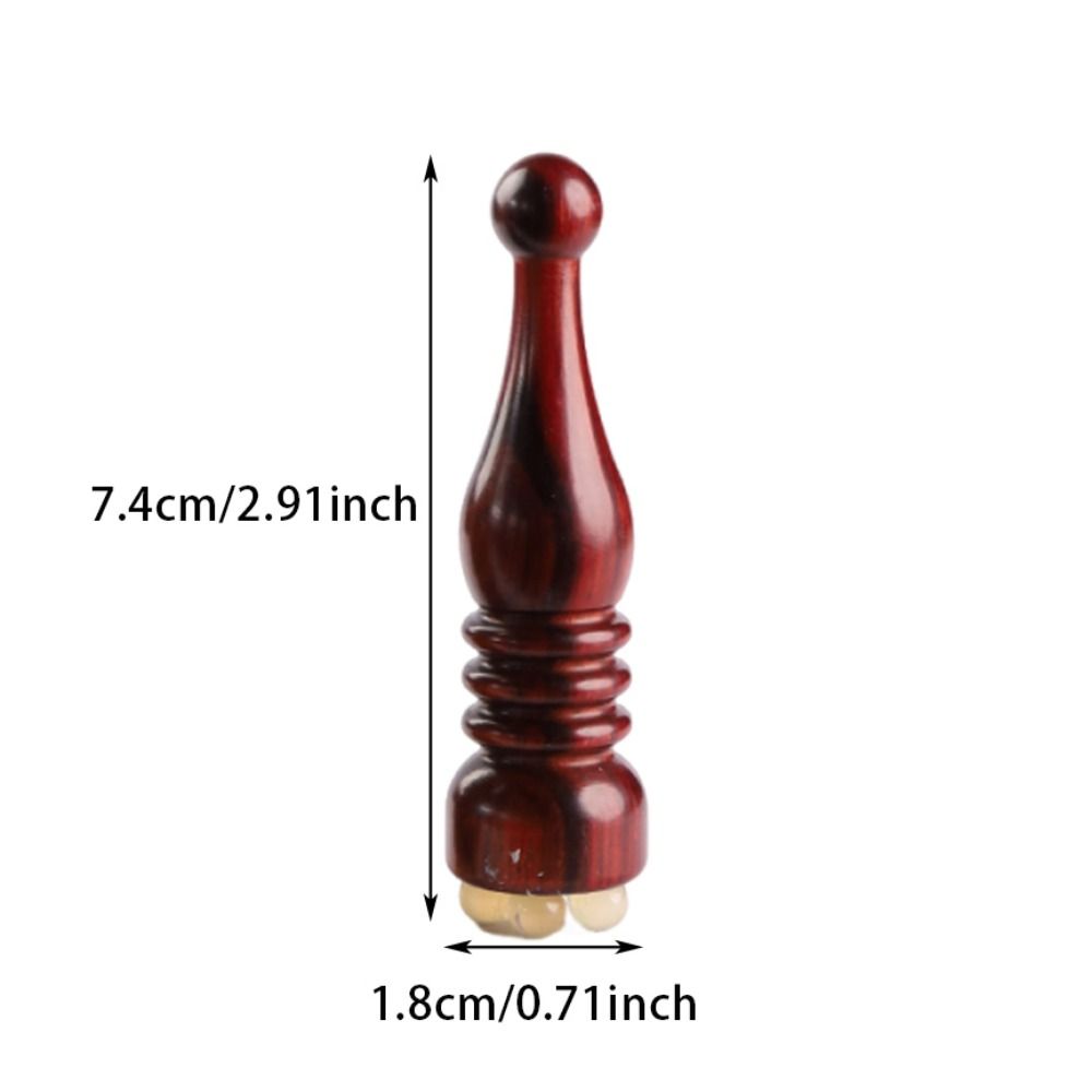 Sandalwood Eye Massage Stick Lotus Seedpod Shape Skin Care Massager  Face Skin Care