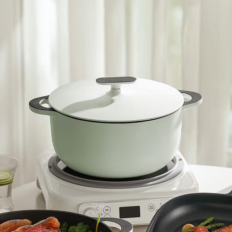 DESLON Aurora Series 24cm Enamel Deep Stew Pot