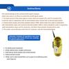 Kompakte 220V Messing-Wasserflussschalter Einfache Installation Wasserfluss-Messschalter für verschiedene Anwendungen