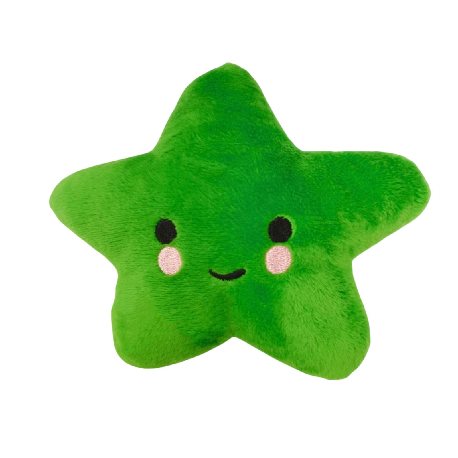 Voice Producing Stress Relieving Chewable Plush Pet Toy циан