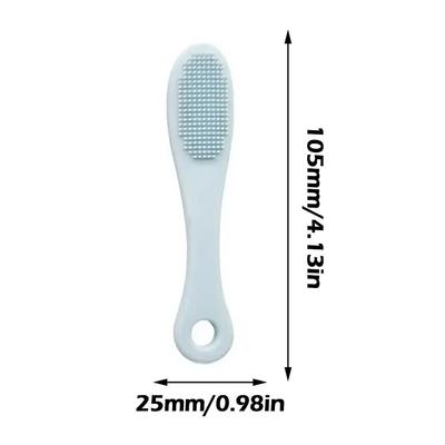 Cepillo de dientes de silicona para perros y gatos, suave, para limpieza de puntos negros, para nariz y dedos, accesorio para perros