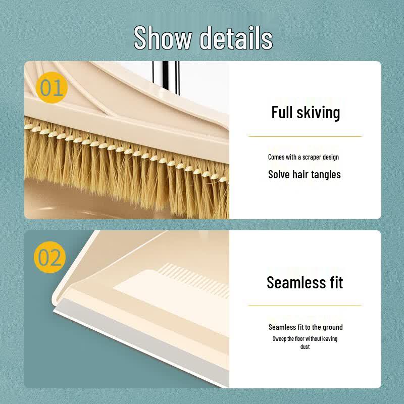 Household Pig Bristle Broom