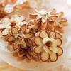 12-Piece Stainless Steel Flower Leaf Cake Molds - Silver Cake Decorating Tools for Baking