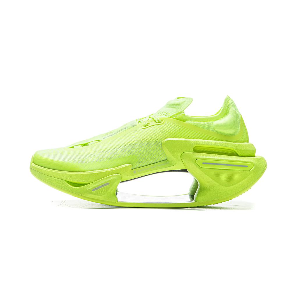New LiNing Shadow 3.0 Cushioned Wear Resistant Breathable Rebound Low Top Running Shoes Unisex Neon Yellow Green ARRU005-26