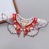 Pearl False Floral Yunjian Embroidery Kids Shirt False Collar  Hanfu Accessories