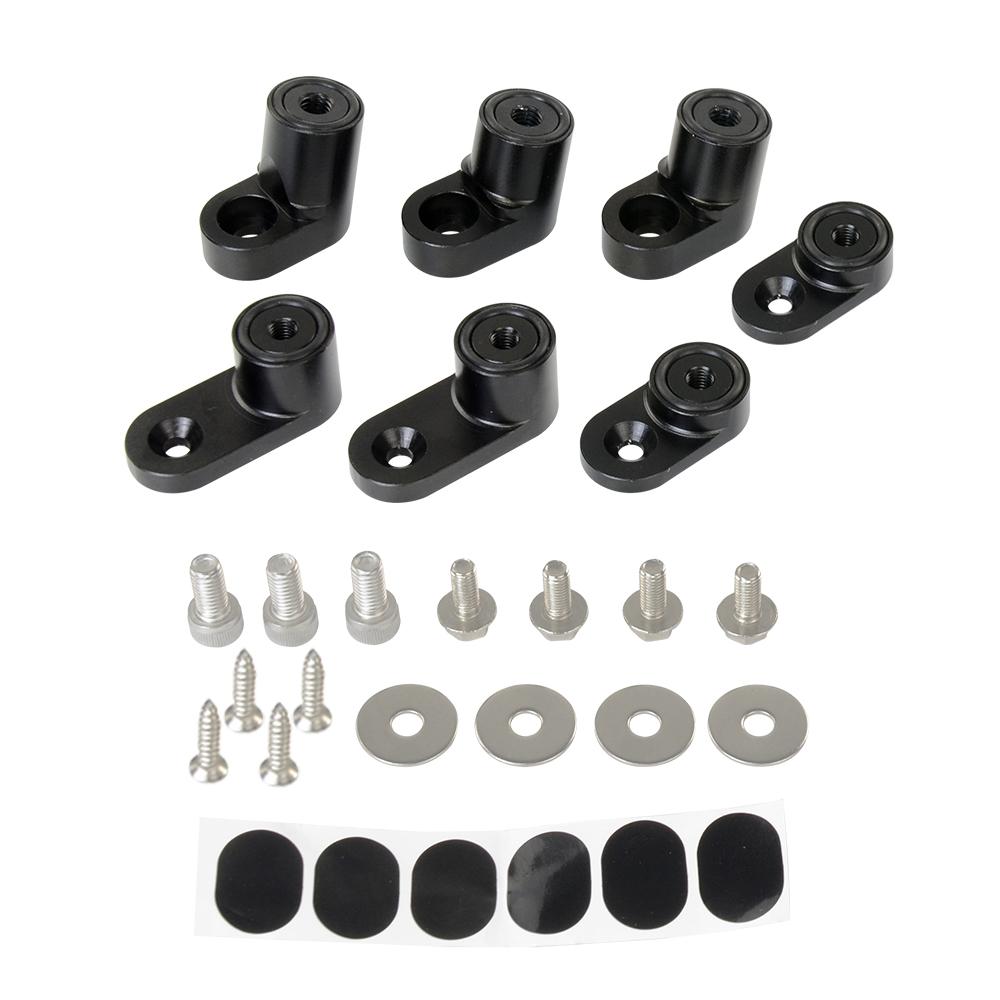 FREE SHIPPING - For 13-on Ford Focus ST Billet T-6061 Anodized Aluminum Bolt-on Rear Wing Spoiler Hatch Riser Lift