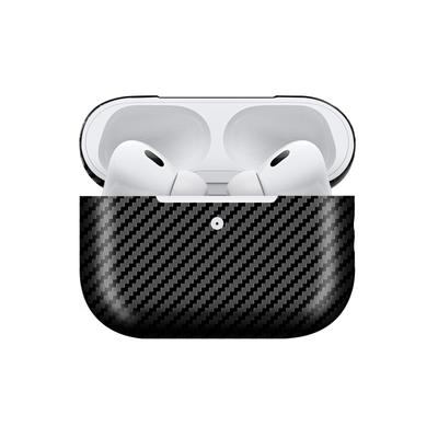 Kompatybilny z etui z włókna węglowego Apple AirPods Pro 3: Bezprzewodowe Słuchawki Ochronne Etui ze Sznurkiem