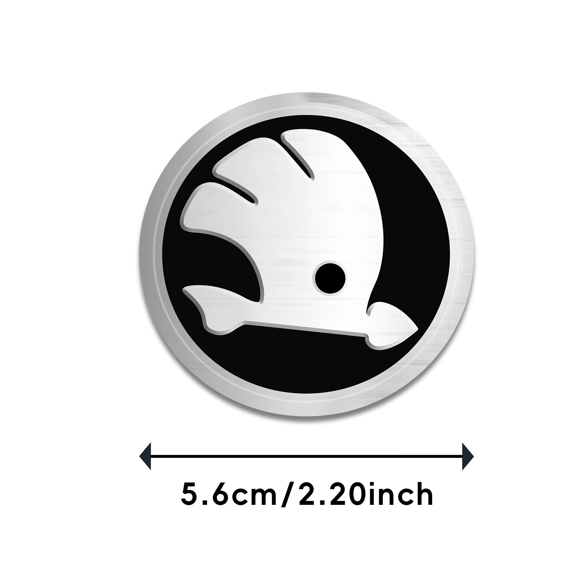 

2025 New 4pcs 3D 56mm 65mm Car Emblem Wheel Hub Center Cap Badge Covers Sticker Accessories For Skoda Octavia Kodiaq VII Scala K Skoda sticker