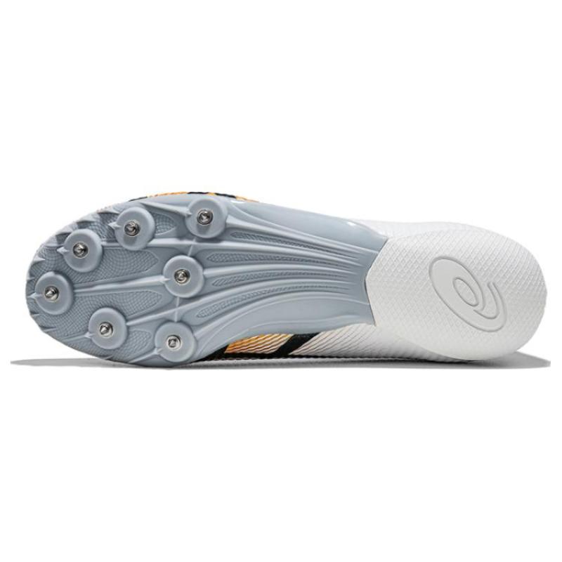 ASICS Hyper Sprint 8 Abrasion Resistant Breathable Low top Running Shoes Unisex White Black Sneakers 1093A200-101