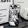 Cartoon Courage The Cowardly Dog-G For iPhone 13,17,11,12,16,14,15,Plus,Pro Max Soft Silicone Black Phone Case