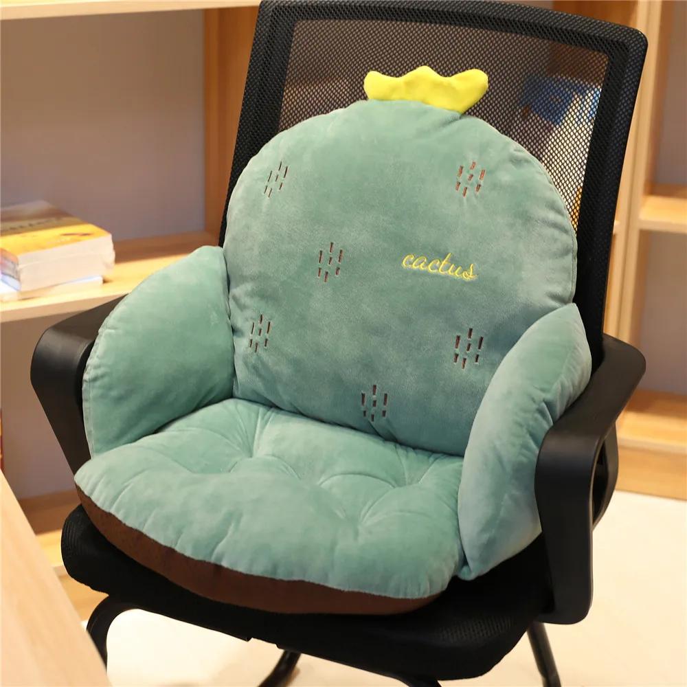 Semi-covered Cushion Sofa Cushion Fruit Animal Dinosaur Cactus Erha Carrot Chinchilla Cushion