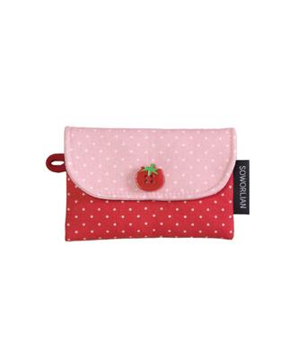 Soworlian Simple Card Wallet_Pink Tomato
