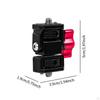 Fluid Head Pan Tilt Monitor Holder Mount Rod Clamp Small Mini Tripod for Mirrorless
