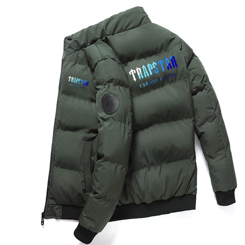 2024 Winter Herren Freizeit Jacke mit Print aus Baumwolle - Warm und Stilvoll