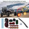 ATV Turn Signal Kit with Street Turn Signal Light Switch Flasher for Can-Am Rhino Teryx