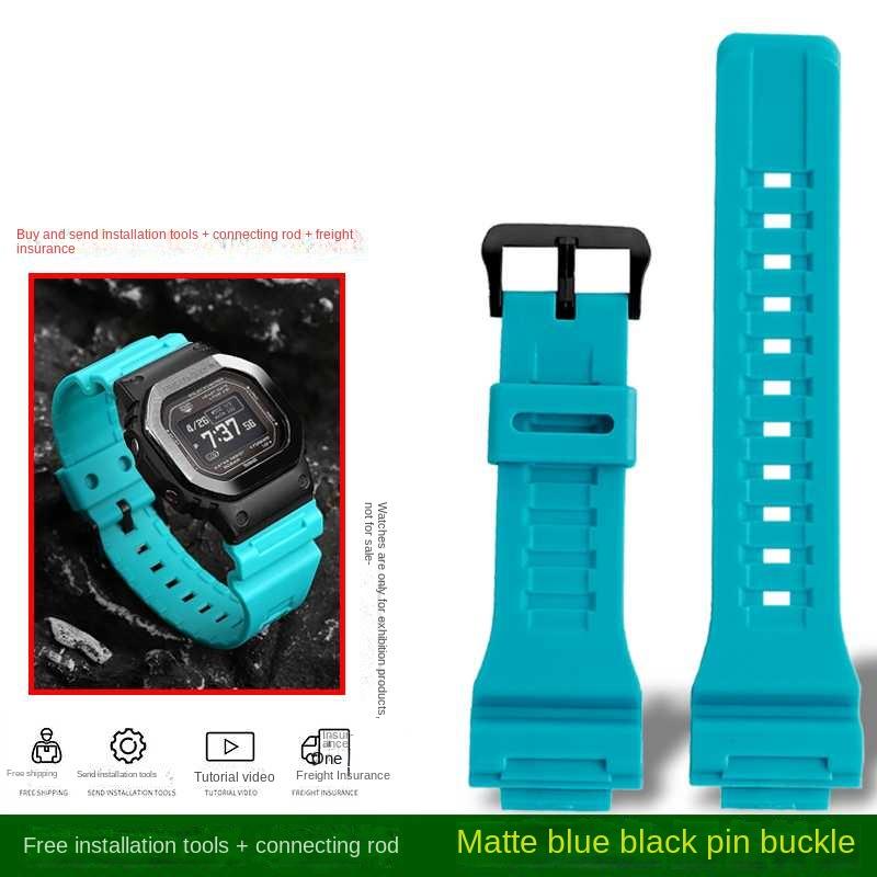 Přizpůsobeno pro Casio G-SHOCK Malý čtvercový model řady DW-H5600 40. výročí Pryskyřičné silikonové hodinky s pánským příslušenstvím
