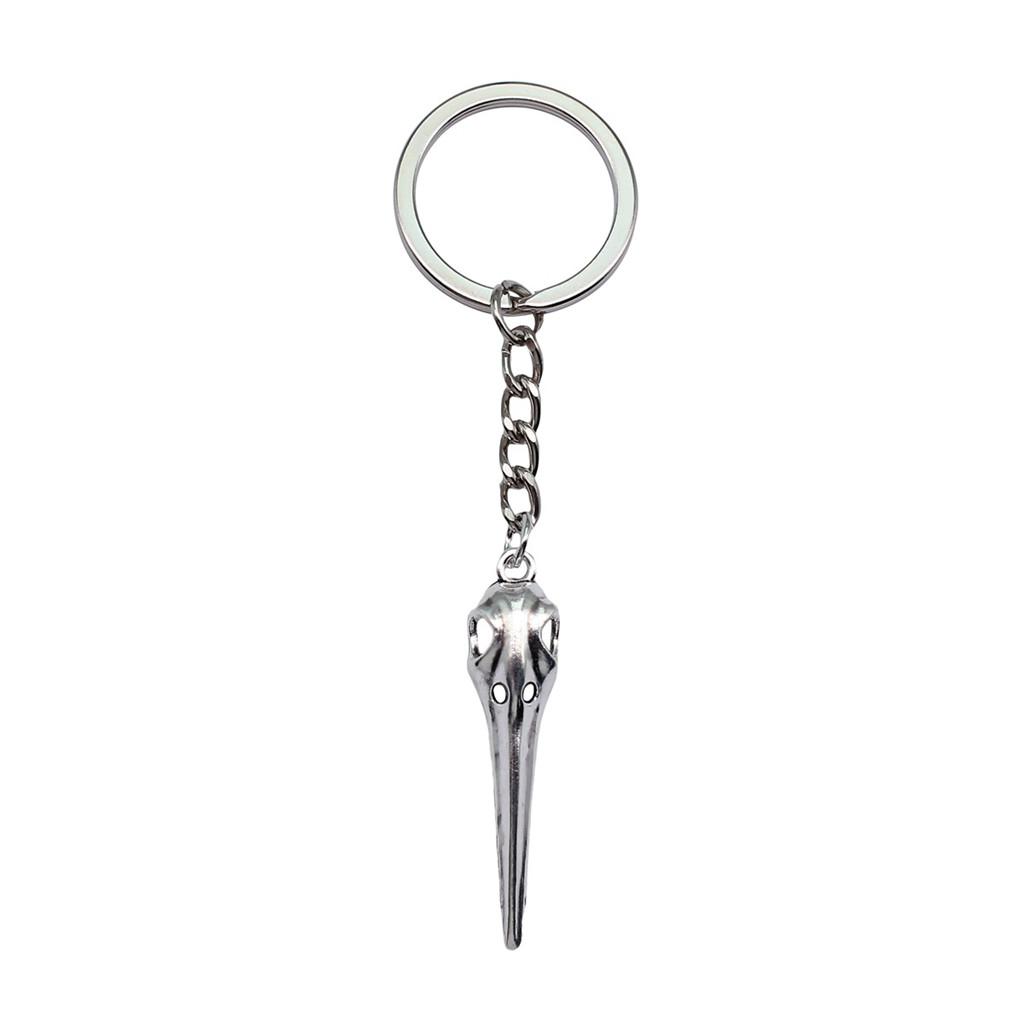 Porte-clés Gothique Biker Aigle Crâne Ailes pour Étudiants Nouvelle Arrivée Statement Cadeau d'Anniversaire Accessoire de Voyage Doux