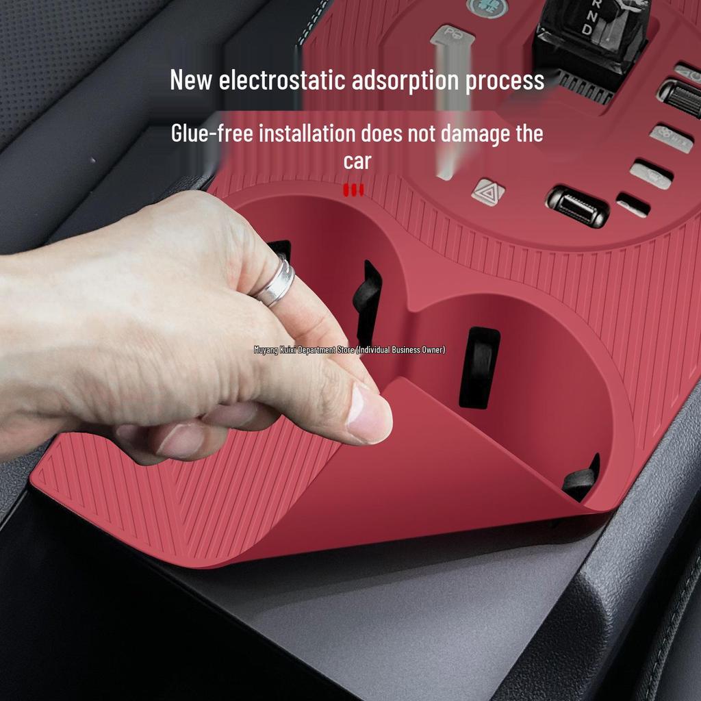 BYD Seal 06dmi Gear Shift Panel & Central Control Protective Silicone Pad with Wireless Charger