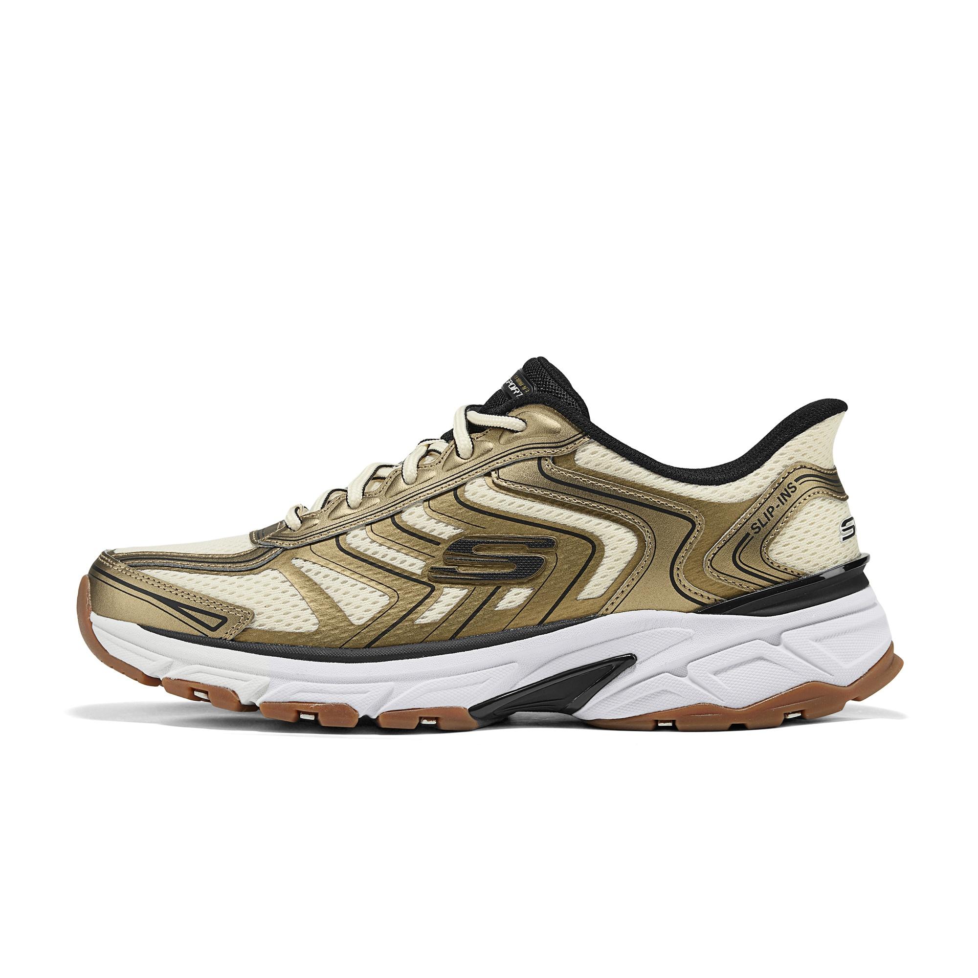 Skechers Stamina Gold Black White Men s 233150-GDBK EU 43