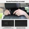Upgraded Car Tissue Holder Premium PU Leather Tissue Box Cover Keep Tidy Backseat Rectangular Napkin Holder For Car Fits For 100-160 Regular Size