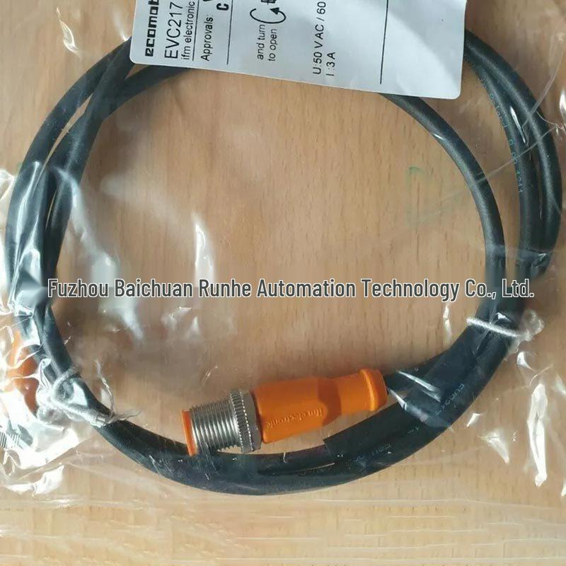 Brand New EVC217 IFM Sensor Accessories Connection Cable, Oil and Coolant Resistant.