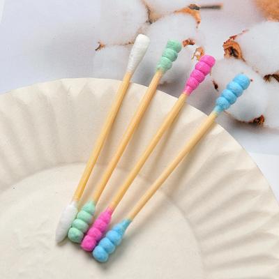 100Pcs/Bag Double Head Cotton Swab Sticks Female Make Up Remover Cotton Nose Ears Cleaning Accessories