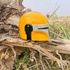 Yellow and Silver Helmet Steel Halloween Helmet With Chinstraps Best Gift