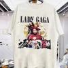 Lady Gaga Album Tour 2025 White T Shirt Rare Vintage