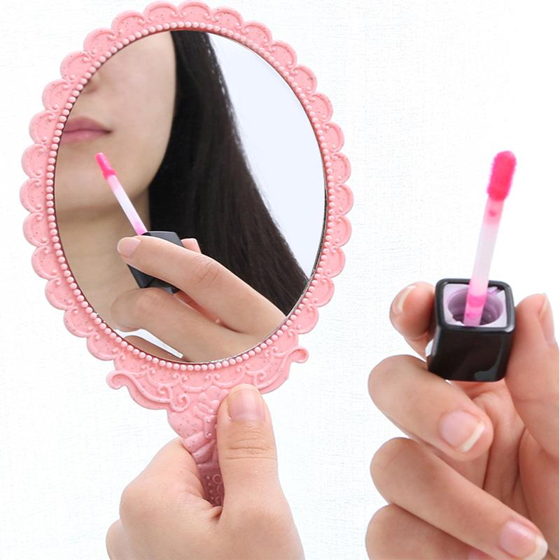 Top Grade butterfly Pattern Lash Mirrorhand Travel Makeup Hand Held Mirror for Eyelash Extension Mirror Makeup