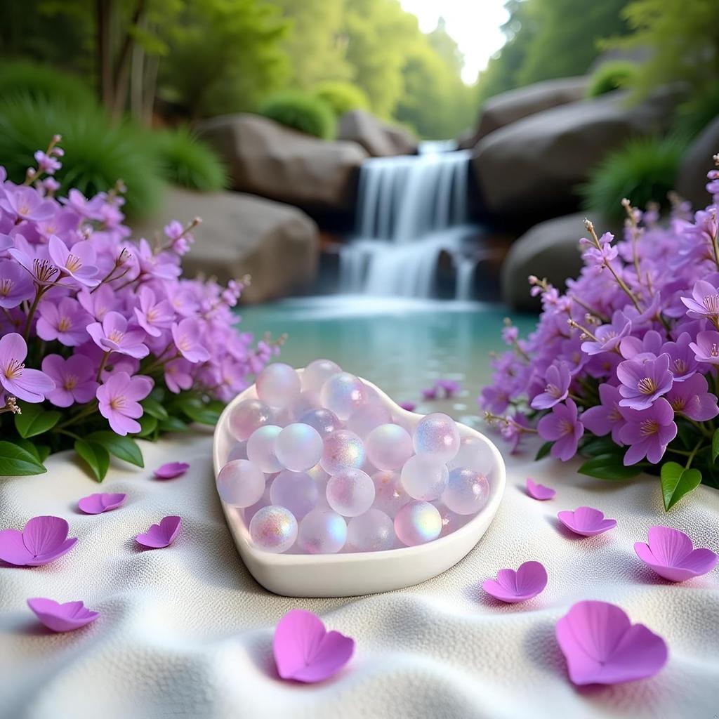 20Pcs Purple Glass Marbles Luminous Glass Ball Colorful Glass Marbles Vase Filler Fish Tank Home Decor DIY Jewelry Accessories Aquarium Décor