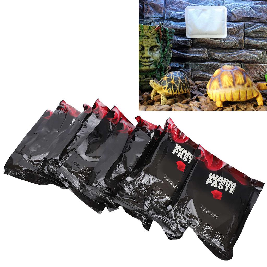 10pcs 72 Hour Heat Pack Warmer for Tortoise Spiders Scorpion Reptiles Insects Shipping