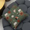boho plant nordic Cushion Cover Reversible Plush Pillow Cover – For car, sofa, bedroom, perfect as a gift.