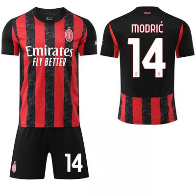 2025-26 AC Milan Home Jersey #10 Leão #14 Modrić Football Jerseys