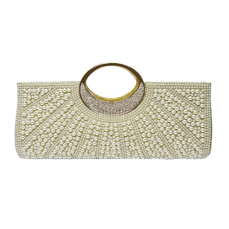 Quality Handbag, Clutch Bag, High-end Style Evening Bag, Pearl Crossbody Bag, Hand-held Bag